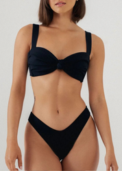 Black Rib Lulu Bikini Bottom