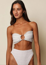 Seychelles Tori Ties Bandeau Bikini Top