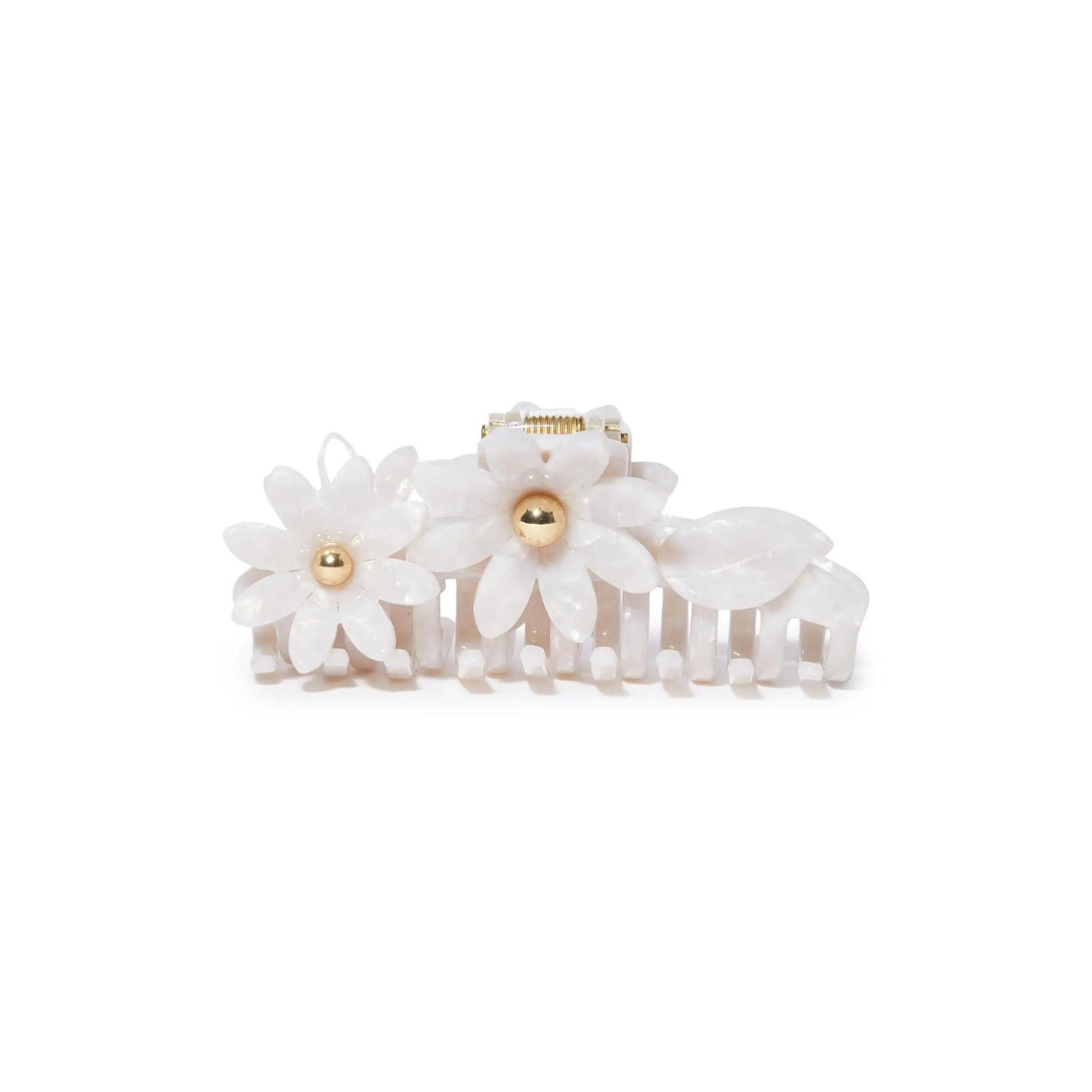 Pearl Petunia Claw Hair Clip