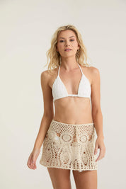 Frances Ivory Skirt