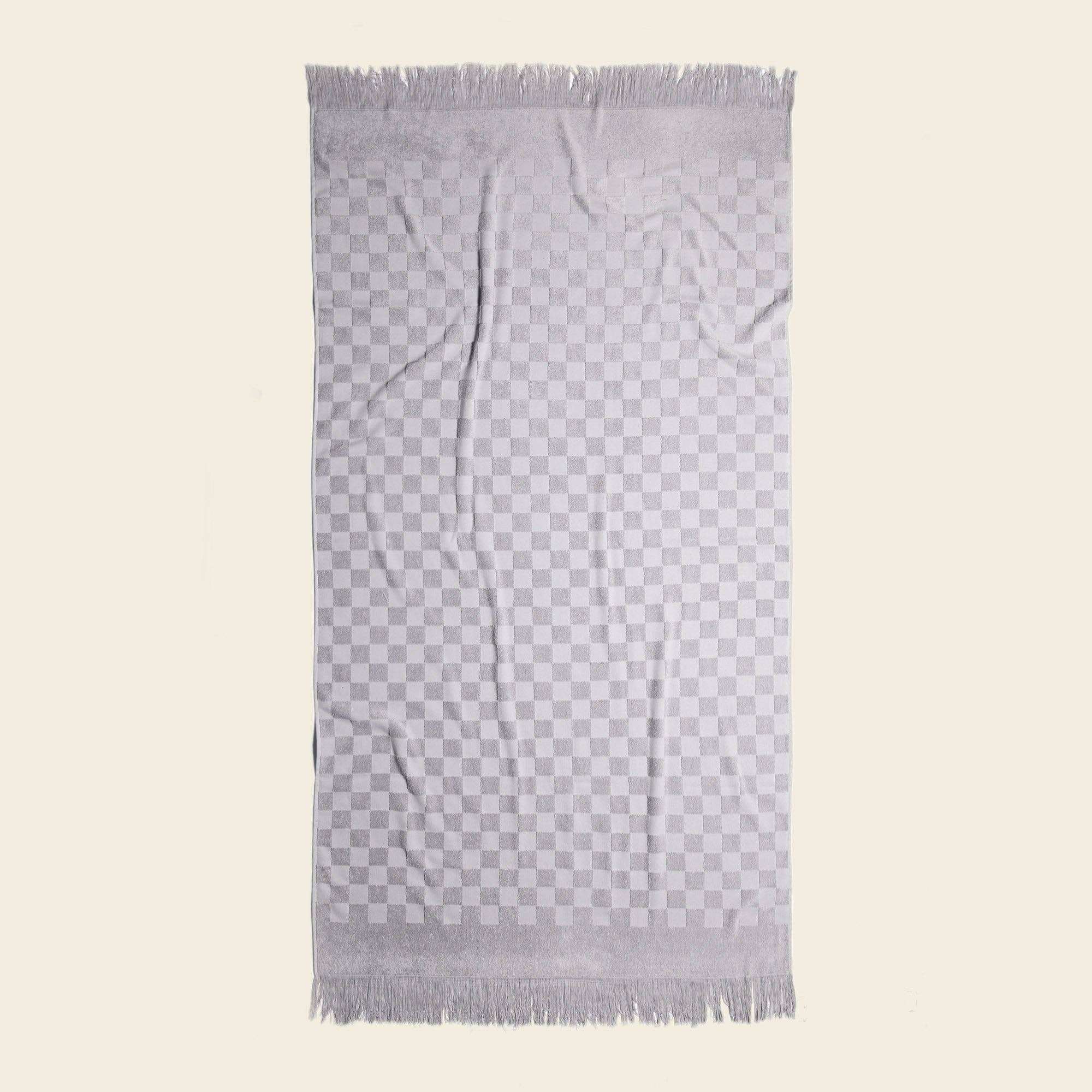 Poolside Checkered Beach Towel