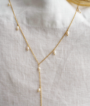 Paulina Lariat Necklace