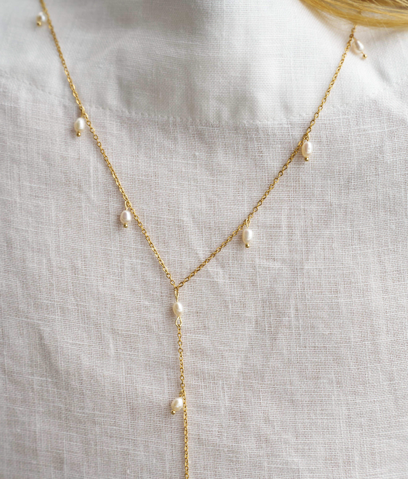 Paulina Lariat Necklace