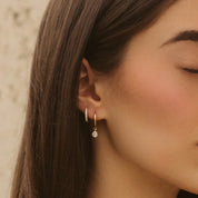 Stella Sparkle Drop Hoops