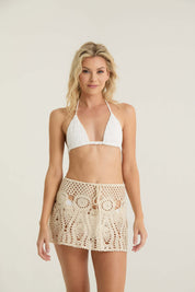 Frances Ivory Skirt