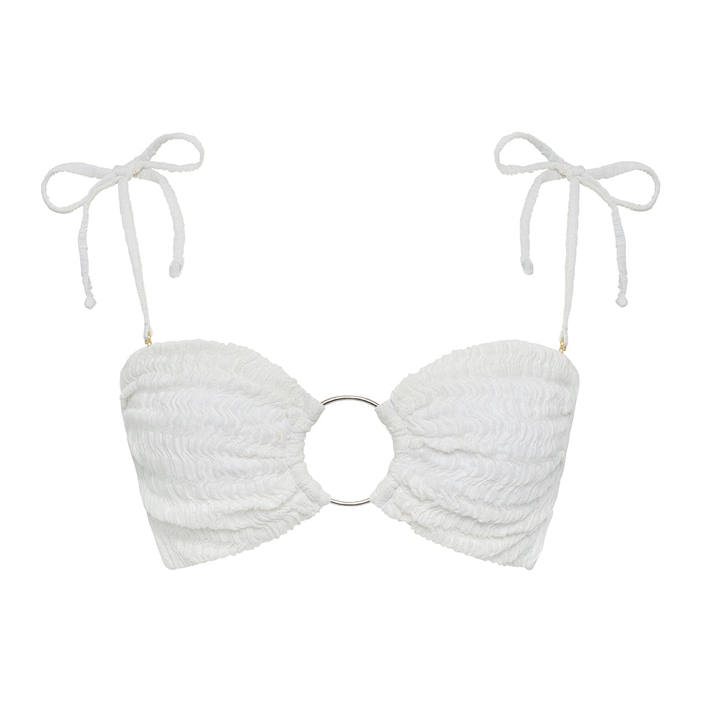 Tori Ties Bandeau Bikini Top