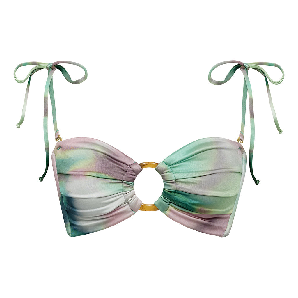 Tori Ties Bandeau Bikini Top