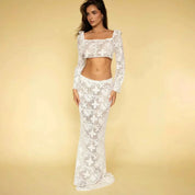 Margarita Floral Lace Natalia Skirt