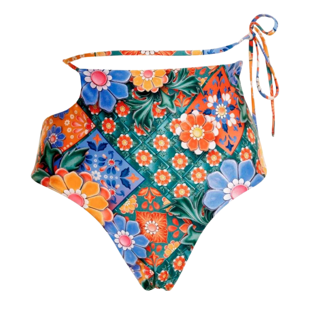 Glenda Tile Bikini Bottoms