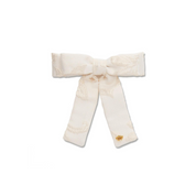 Ivory Lily Jacquard Antoinette Bow Barrette